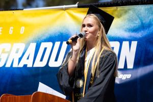Alumni athlete inspiring the next generation